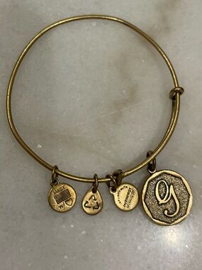 Alex & Ani initial “G” bracelet